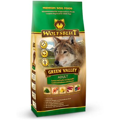 Wolfsblut Green Valley Lamm und Lachs Hundefutter - 2kg Wolfsblut Green Valley Lamm und Lachs Hundefutter - 2kg