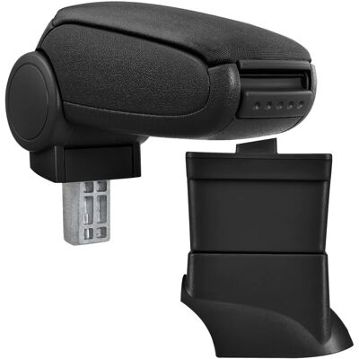 Pro.tec Zentralarmlehne für Fiat 500 - Stauraum, Stoff, Schwarz Pro.tec Zentralarmlehne für Fiat 500 - Stauraum, Stoff, Schwarz