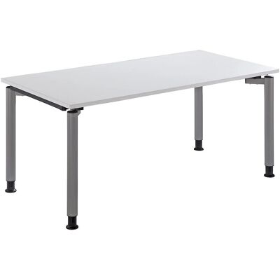 Kaiserkraft THEA Escritorio Ajustable Blanco - Superficie de Melamina Rectangular Kaiserkraft THEA Escritorio Ajustable Blanco - Superficie de Melamina Rectangular