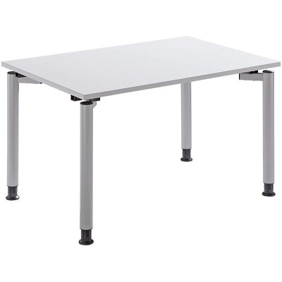 Kaiserkraft THEA - Escrivaninha com estrutura de 4 pernas, altura 680-820mm, largura 1200mm - escrivaninha Kaiserkraft THEA - Escrivaninha com estrutura de 4 pernas, altura 680-820mm, largura 1200mm - escrivaninha