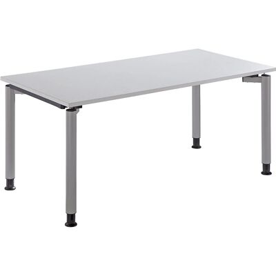 Kaiserkraft THEA - Escritorio ajustable - Gris claro - 1600mm Kaiserkraft THEA - Escritorio ajustable - Gris claro - 1600mm