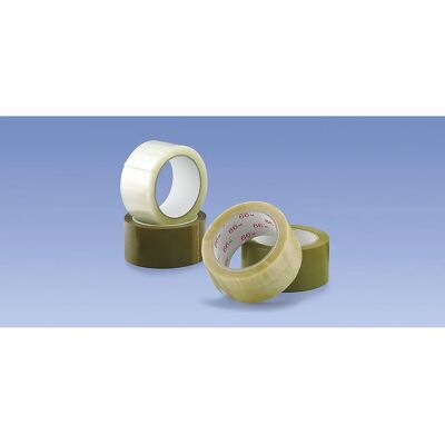 Fita de Embalagem Transparente Kaiserkraft - PP, 66m, 25mm - Silenciosa Fita de Embalagem Transparente Kaiserkraft - PP, 66m, 25mm - Silenciosa