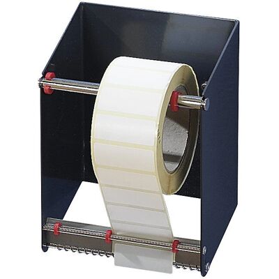 Dispensador de etiquetas Kaiserkraft - 200x105x110 mm - Para rollos hasta 170 mm Dispensador de etiquetas Kaiserkraft - 200x105x110 mm - Para rollos hasta 170 mm