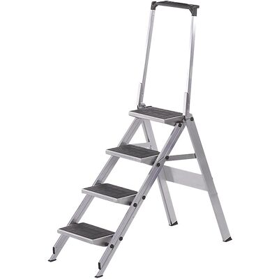 Kaiserkraft Hellblau Aluminium Faltbare Leiter - Trittleiter Kaiserkraft Hellblau Aluminium Faltbare Leiter - Trittleiter