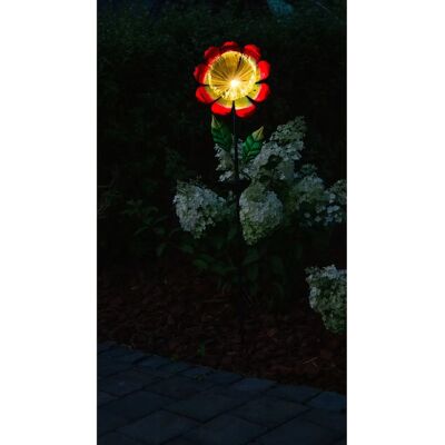 SOLITHIA Blütenzauber - Fiberglas - rot und gelb - Gartenstecker SOLITHIA Blütenzauber - Fiberglas - rot und gelb - Gartenstecker