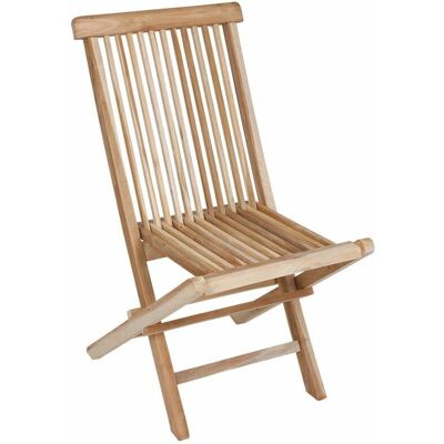 SPETEBO Klappstuhl aus Teak - Gartensitzmöbel SPETEBO Klappstuhl aus Teak - Gartensitzmöbel