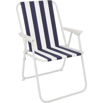 SPETEBO - Piccolo - Blau - Weiß - Folding chair SPETEBO - Piccolo - Blau - Weiß - Folding chair