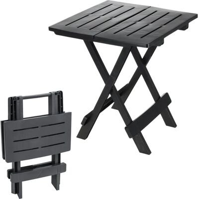 SPETEBO Table Compacte Pliable de Jardin - Anthracite - Publicité SPETEBO Table Compacte Pliable de Jardin - Anthracite - Publicité