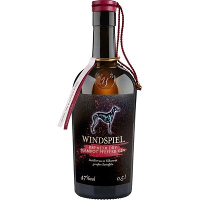 Windspiel Kampot Pfeffer Gin - Premium Dry Gin mit kambodschanischem Kampot Pfeffer Windspiel Kampot Pfeffer Gin - Premium Dry Gin mit kambodschanischem Kampot Pfeffer
