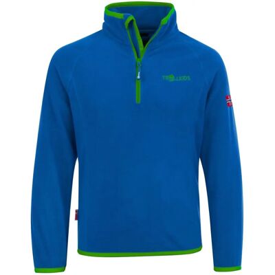 Trollkids - Nordland Half Zip - Niebieski - XL - Fleece Pullover Trollkids - Nordland Half Zip - Niebieski - XL - Fleece Pullover