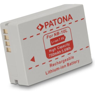 Batteria Patona Canon NB-10L - 750mAh Li-ion per SX40 HS Batteria Patona Canon NB-10L - 750mAh Li-ion per SX40 HS