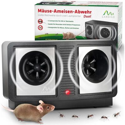 Gardigo Contrôle Ultrasons Mouches et Ants - Répulsif Anti-Parasites - Publicité Gardigo Contrôle Ultrasons Mouches et Ants - Répulsif Anti-Parasites - Publicité