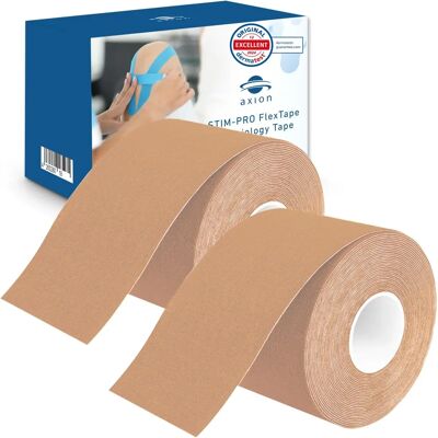Nastro di kinesiology Axion Beige - 500x5cm Fascia sportiva Nastro di kinesiology Axion Beige - 500x5cm Fascia sportiva
