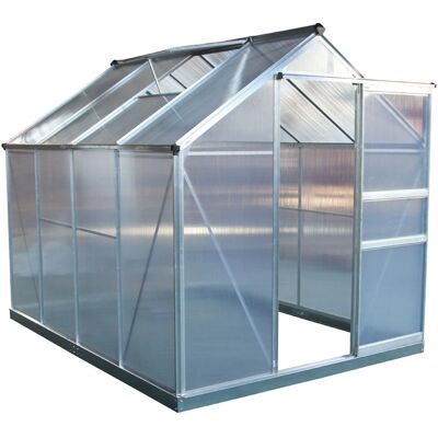 Westmann - Serre de jardin aluminium et polycarbonate - 4,7 m² - Gewächshaus Westmann - Serre de jardin aluminium et polycarbonate - 4,7 m² - Gewächshaus