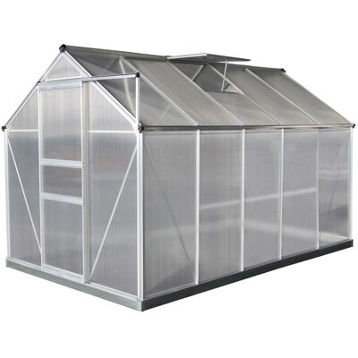 Westmann - Serre aluminium polycarbonate - 5.9 m² - Gewächshaus Westmann - Serre aluminium polycarbonate - 5.9 m² - Gewächshaus