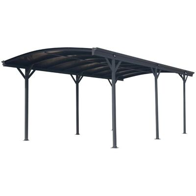 Westmann Aluminiumcarport Rundbogen - Wetterfest, UV-beständig, 15,15 m² Westmann Aluminiumcarport Rundbogen - Wetterfest, UV-beständig, 15,15 m²