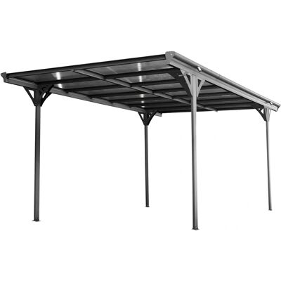Westmann Flachdach Carport - Aluminium anthrazit 15,34 m² Westmann Flachdach Carport - Aluminium anthrazit 15,34 m²