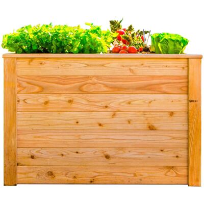 Westmann Lärchenholz Gartentopf - 100x65x66cm - Hochbeet Westmann Lärchenholz Gartentopf - 100x65x66cm - Hochbeet