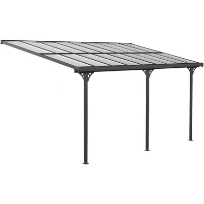 Westmann Bruce Schwarz Aluminium Terrasseüberdachung Westmann Bruce Schwarz Aluminium Terrasseüberdachung