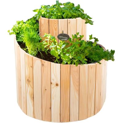 Lit d’herbes en spirale Westmann - Naturel, Réglable, 55cm - Publicité Lit d’herbes en spirale Westmann - Naturel, Réglable, 55cm - Publicité
