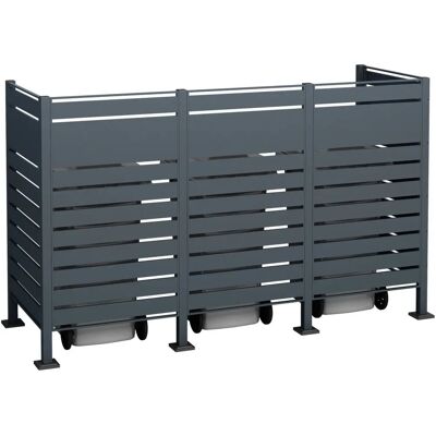 WESTMANN Modell Planum - Moderne Mülltonnenbox für 3 x 240L WESTMANN Modell Planum - Moderne Mülltonnenbox für 3 x 240L