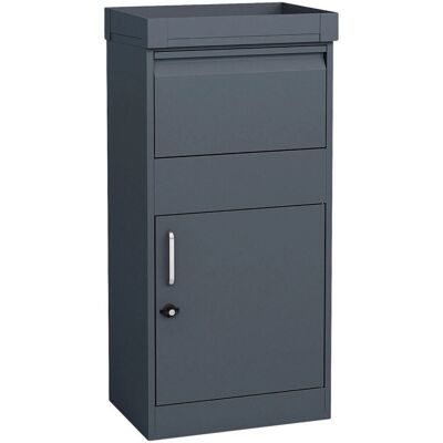 WESTMANN Stahl-Paketbox Piet - Wetterfeste abschließbare Paketbox - 50x37x105 cm WESTMANN Stahl-Paketbox Piet - Wetterfeste abschließbare Paketbox - 50x37x105 cm