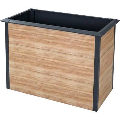 Westmann Verzinktes Hochbeet aus Stahl - 100x50x77 cm - Modernes Design Westmann Verzinktes Hochbeet aus Stahl - 100x50x77 cm - Modernes Design