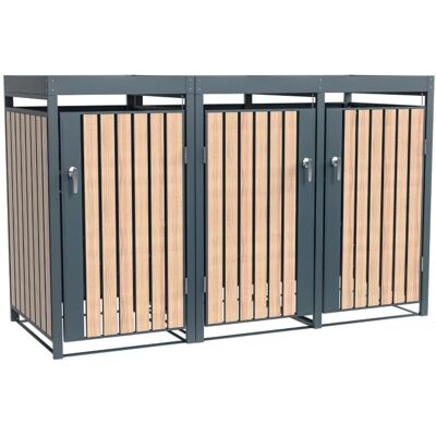 WESTMANN Planta Mülltonnenbox - schützt 3 x 240L - Gartenspeicher WESTMANN Planta Mülltonnenbox - schützt 3 x 240L - Gartenspeicher