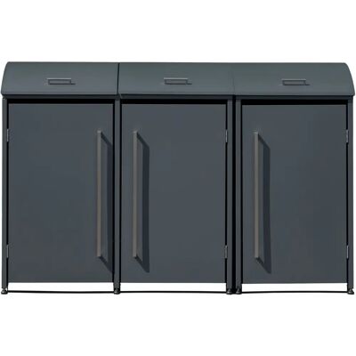 Westmann Moderna 3 Witterungsbeständiger Stahl Mülltonnenbox - Mülltonnenbox Westmann Moderna 3 Witterungsbeständiger Stahl Mülltonnenbox - Mülltonnenbox