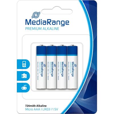 MediaRange MRBAT101 Batería AAA Alcalina - Batería MediaRange MRBAT101 Batería AAA Alcalina - Batería