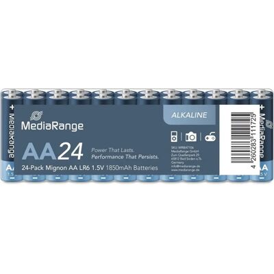 Q-Connect AA Alkalibatterie Economy - Packung mit 20 Q-Connect AA Alkalibatterie Economy - Packung mit 20
