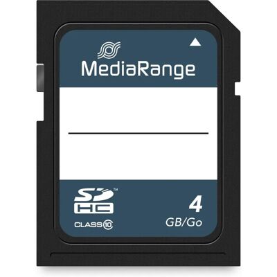 MediaRange Carte SDHC 4GB Classe 10 - Carte mémoire - Publicité MediaRange Carte SDHC 4GB Classe 10 - Carte mémoire - Publicité