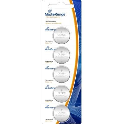 MediaRange MRBAT137 Lithium Knopfzelle - Haushaltbatterie - 5er Pack MediaRange MRBAT137 Lithium Knopfzelle - Haushaltbatterie - 5er Pack