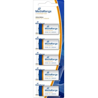 MediaRange MRBAT150 Batterie Lithium CR123A - Batterie domestique - Publicité MediaRange MRBAT150 Batterie Lithium CR123A - Batterie domestique - Publicité