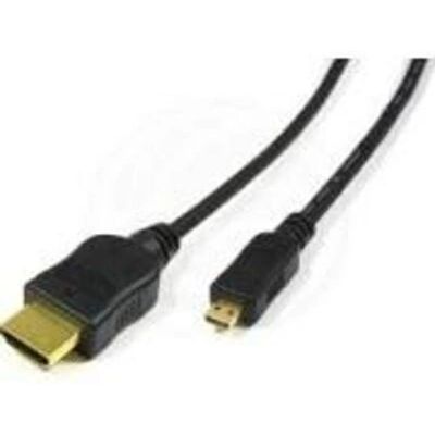 MediaRange 1m HDMI A - D Kabel - Schwarz - HDMI 1.4 mit Ethernet MediaRange 1m HDMI A - D Kabel - Schwarz - HDMI 1.4 mit Ethernet