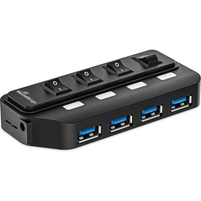 MediaRange USB-Hub 4-Port USB 3.0 Extern MediaRange USB-Hub 4-Port USB 3.0 Extern