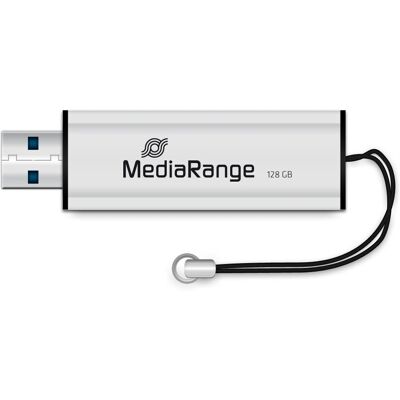 MediaRange MR918 Memoria USB - 128GB - Negro, Plata MediaRange MR918 Memoria USB - 128GB - Negro, Plata
