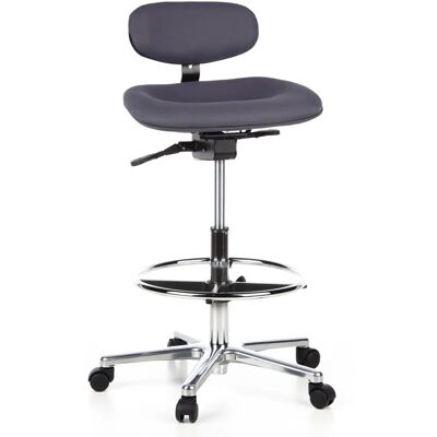 hjh OFFICE WORK MF Regulowana ergonomiczna krzesło biurowe - Antracyt hjh OFFICE WORK MF Regulowana ergonomiczna krzesło biurowe - Antracyt