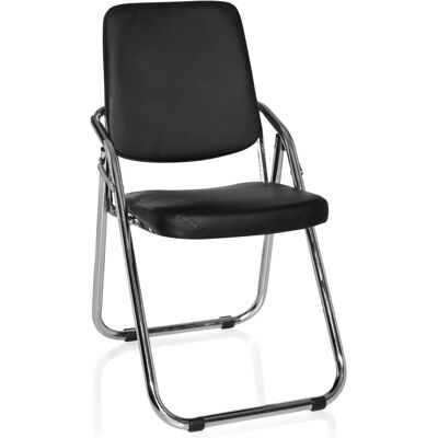 hjh OFFICE ESTO - Chaise de conférence pliable - Simili cuir - Publicité hjh OFFICE ESTO - Chaise de conférence pliable - Simili cuir - Publicité