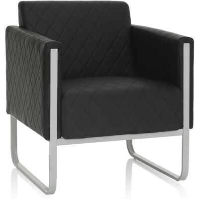 hjh OFFICE Aruba Step - Nowoczesne sofa lounge - Czarny - 67cm hjh OFFICE Aruba Step - Nowoczesne sofa lounge - Czarny - 67cm