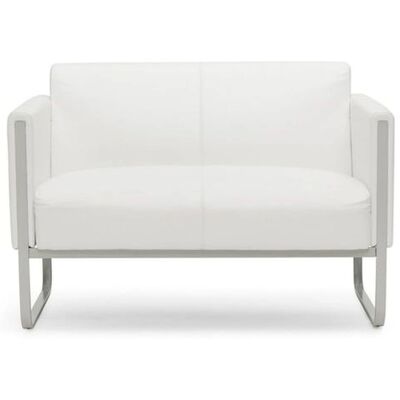 hjh OFFICE Aruba 2-osobowa Sofa Lounge - Biały Nowoczesny hjh OFFICE Aruba 2-osobowa Sofa Lounge - Biały Nowoczesny
