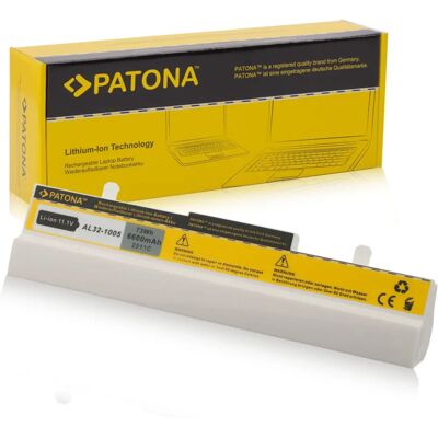 PATONA 2211 Laptop Akku - Hochleistungs-Kompatibel mit ASUS AL31-1005, AL32-1005, PL32-1005, 10HA 105VWT PATONA 2211 Laptop Akku - Hochleistungs-Kompatibel mit ASUS AL31-1005, AL32-1005, PL32-1005, 10HA 105VWT