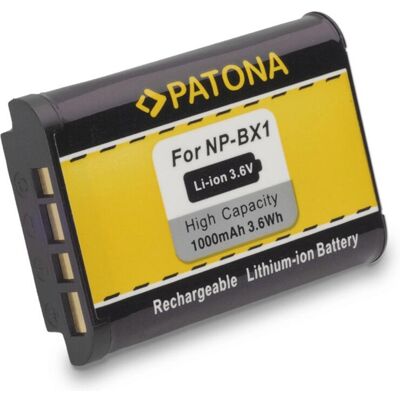 Patona Batteria per Sony NP-BX1 - Batteria Fotocamera Lithium-Ion Patona Batteria per Sony NP-BX1 - Batteria Fotocamera Lithium-Ion