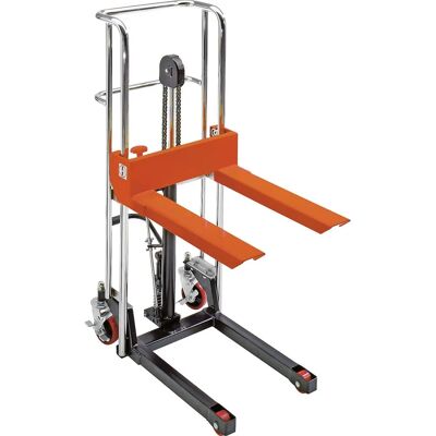 Elevador de plataforma KaiserKraft - Hidráulico pie, 85-765mm, Acero, Naranja y Azul Elevador de plataforma KaiserKraft - Hidráulico pie, 85-765mm, Acero, Naranja y Azul
