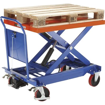 Kaiserkraft - Standard - Longitud de plataforma 1200 mm - Ancho plataforma 800 mm - Carro elevador de plataforma con elevación Kaiserkraft - Standard - Longitud de plataforma 1200 mm - Ancho plataforma 800 mm - Carro elevador de plataforma con elevación