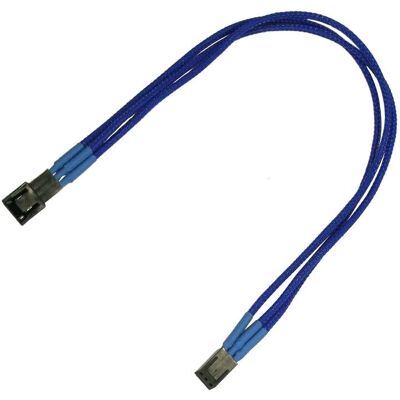 Nanoxia 900200017 Verlängerungskabel für Lüfter - Blau - 30 cm Nanoxia 900200017 Verlängerungskabel für Lüfter - Blau - 30 cm