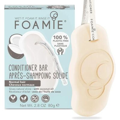 Foamie Shake Your Coconuts Barre Après-Shampoing - Pour Brillance - Publicité Foamie Shake Your Coconuts Barre Après-Shampoing - Pour Brillance - Publicité
