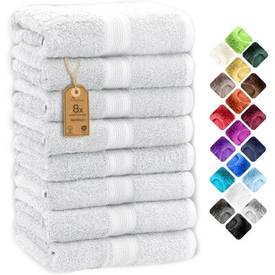 NatureMark 8er Baumwollhandtücher 50x100cm NatureMark 8er Baumwollhandtücher 50x100cm