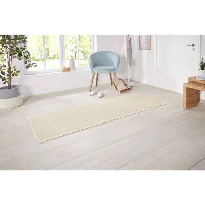 Hanse Home Nasty Běhoun – flaušový koberec s krátkým vlasem, beige, 80x200cm, Kurzflor, Unifarben, Weich Hanse Home Nasty Běhoun – flaušový koberec s krátkým vlasem, beige, 80x200cm, Kurzflor, Unifarben, Weich