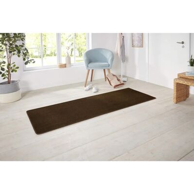 Hanse Home Shashi Brauner Teppich - 80x200cm, Weich, Unifarben, Fußbodenheizung Hanse Home Shashi Brauner Teppich - 80x200cm, Weich, Unifarben, Fußbodenheizung